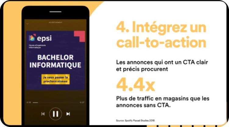call to action spotify